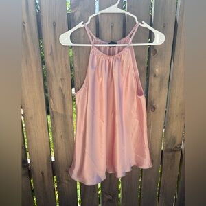 Nicole Miller Blush Pink Halter Top